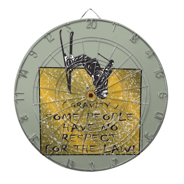 Jeu De Fléchettes Gravity Skier (Devant)