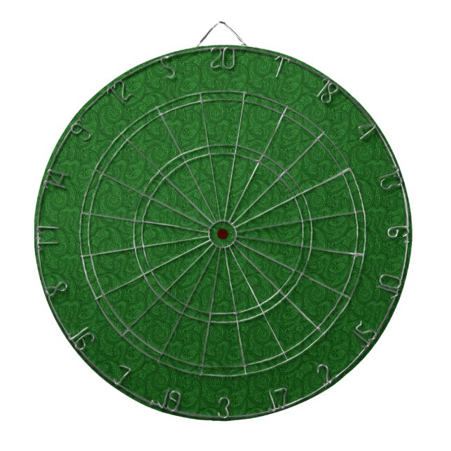 Jeu De Fléchettes Green Paisley (Devant)