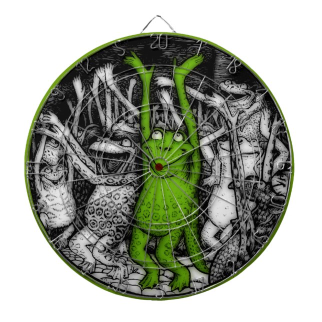 Jeu De Fléchettes Grenouilles encourageantes (Devant)