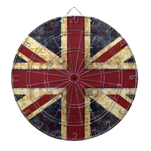 Jeu De Fléchettes Grunge Union Jack