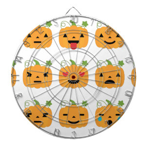 Jeu De Fléchettes halloween citrouille emojis