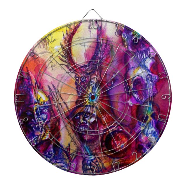 Jeu De Fléchettes HALLOWEEN MONSTERS / ORK WAR Imaginaire (Devant)