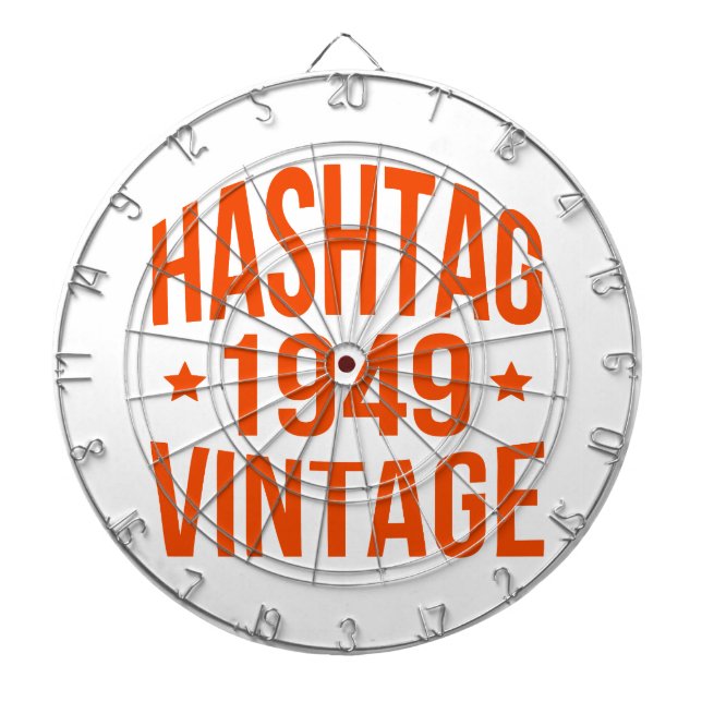 Jeu De Fléchettes Hashtag Vintage 1949 (Devant)