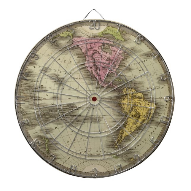 Jeu De Fléchettes Hémisphère de l'ouest 10 (Devant)