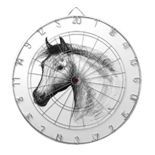 Jeu De Fléchettes Horse : White