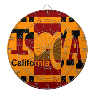 Jeu De Fléchettes I love California - Pop art 2