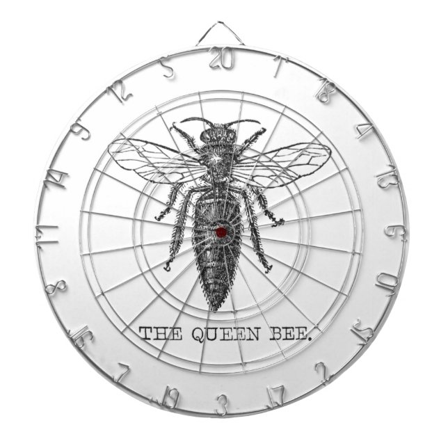 Jeu De Fléchettes Illustration Antique d'Insecte de Bourdon Reine Ab (Devant)
