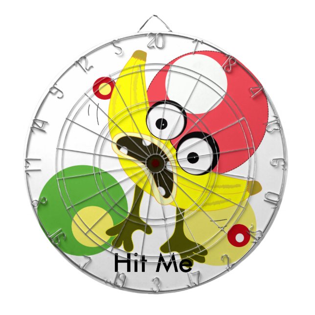 Jeu De Fléchettes Illustration de fruits Banana Monster (Devant)