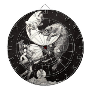 Jeu De Fléchettes Illustration de la nuit du dieu de l'univers du ci