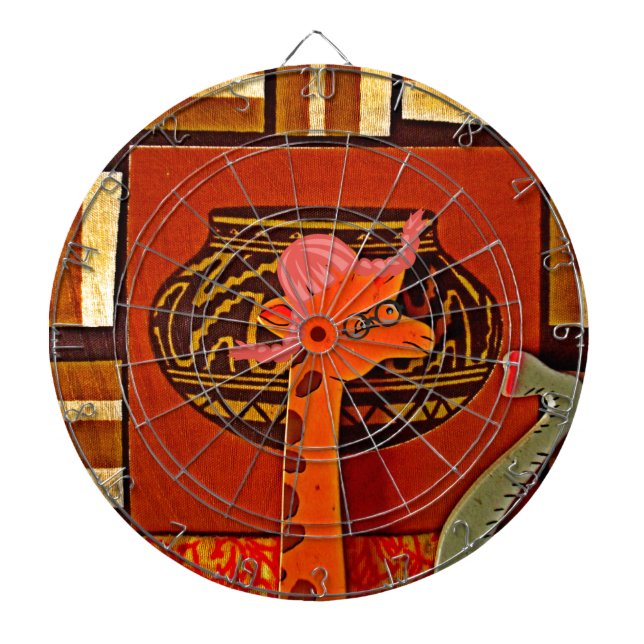 Jeu De Fléchettes Imprimer Casquette Giraffe (Devant)