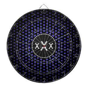 Jeu De Fléchettes Iris Techno Dots Monogramme moderne