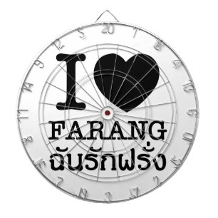 Jeu De Fléchettes J'ai un cœur noir (amour) Farang