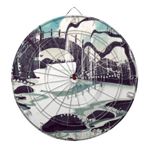 Jeu De Fléchettes Jardin de méditation japonais vintage