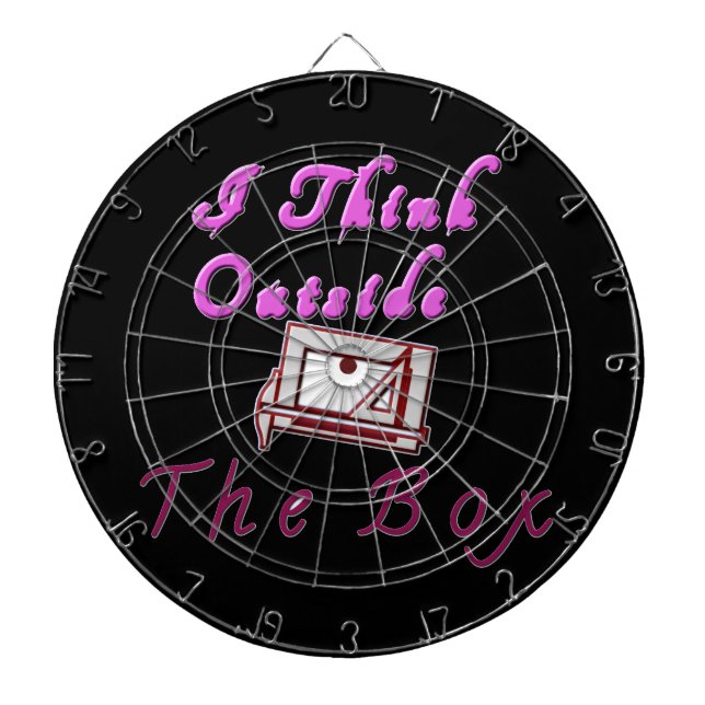 Jeu De Fléchettes Je pense à l'extérieur de la boîte ZA. (Devant)