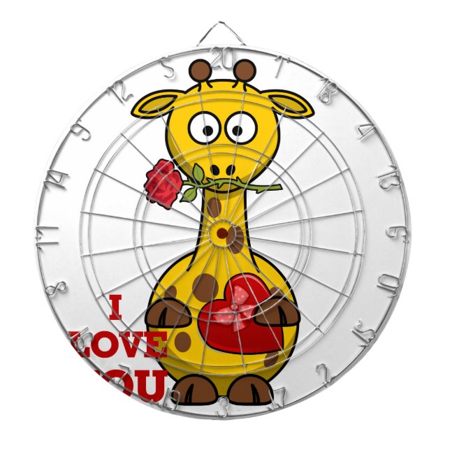 Jeu De Fléchettes je t'aime girafe (Devant)
