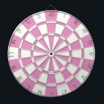 Jeu De Fléchettes Joli Rose Et Blanc<br><div class="desc">Jolie Cible de flechettes Rose Et Blanc</div>