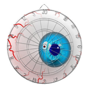 Jeu De Fléchettes Joyeux Halloween ! Éffrayant Blue Eyeball
