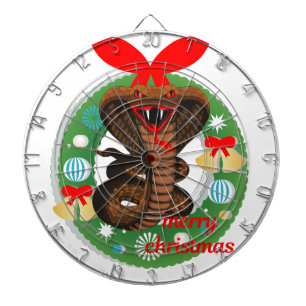 Jeu De Fléchettes joyeux serpent cobra de noël