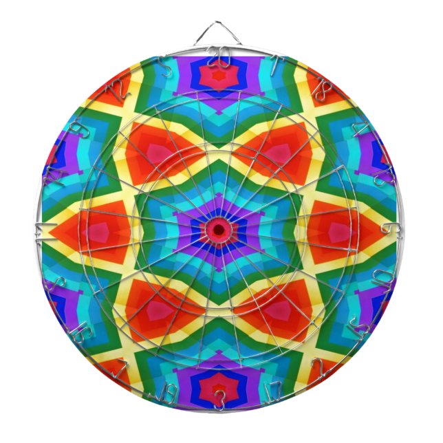 Jeu De Fléchettes Kaleidoscope arc-en-ciel 2183 (Devant)