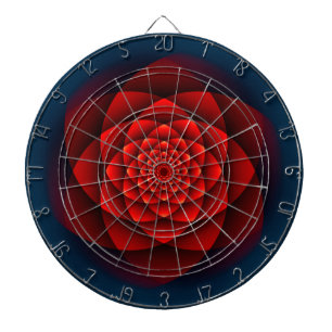 Jeu De Fléchettes Kaleidoscope ROSE rouge + votre idée