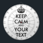 Jeu De Fléchettes KEEP CALM and YOUR TEXT<br><div class="desc">KEEP CALM and YOUR TEXT</div>