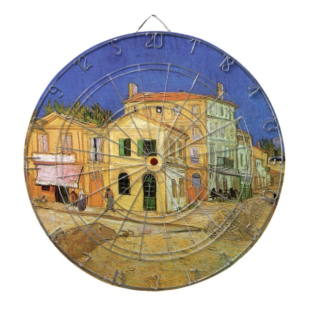 Jeu De Fléchettes La maison de Vincent à Arles par Vincent van Gogh (Devant)