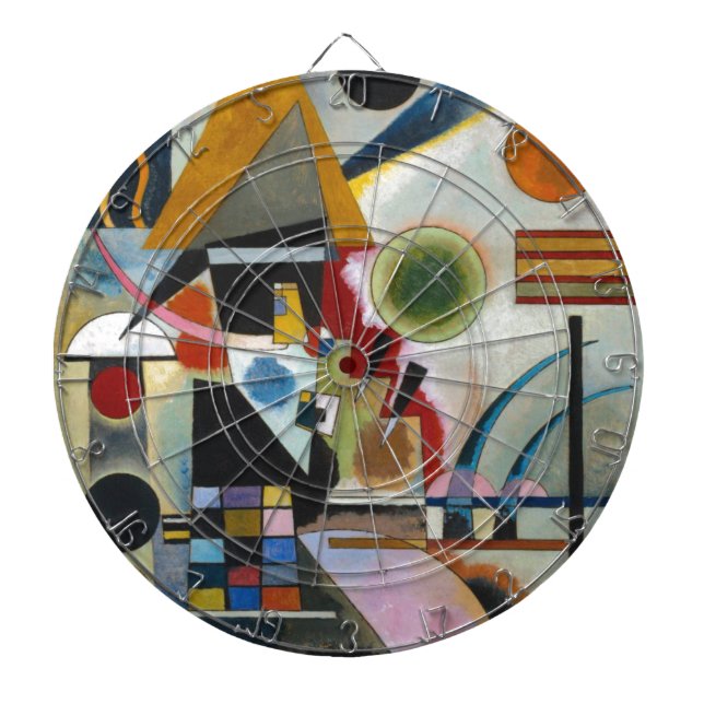 Jeu De Fléchettes La peinture Abstraite de Kandinsky (Devant)