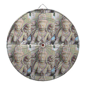 Jeu De Fléchettes La statue de la bouddha mosaïque