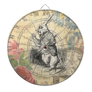 Jeu De Fléchettes Lapin Blanc Aventures d'Alice au Pays des Merveill