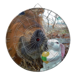 Jeu De Fléchettes Lapin de Pâques et cheval Brown