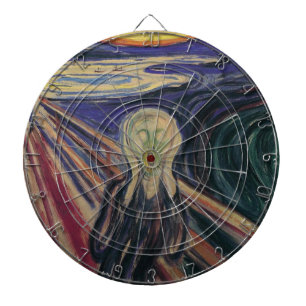 Jeu De Fléchettes Le Cri d'Edvard Munch, Expressionnisme Vintage