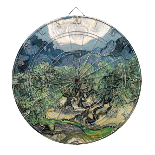 Jeu De Fléchettes Les oliviers, Vincent van Gogh (Devant)