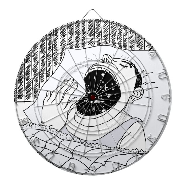 JEU DE FLÉCHETTES L'HOMME ET LES COSMOS (Devant)