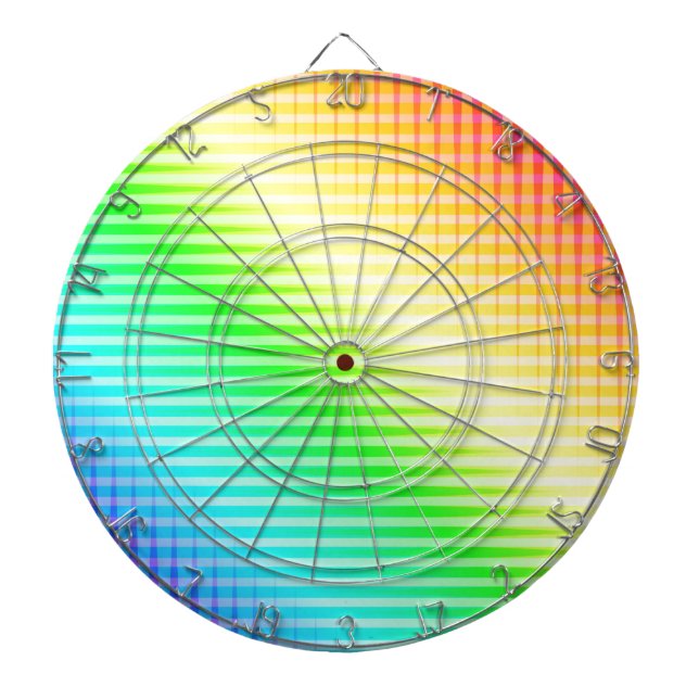 Jeu De Fléchettes Lignes arc-en-ciel (Devant)