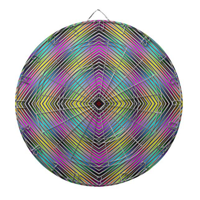 Jeu De Fléchettes Lignes de diamant Tableau noir (Devant)