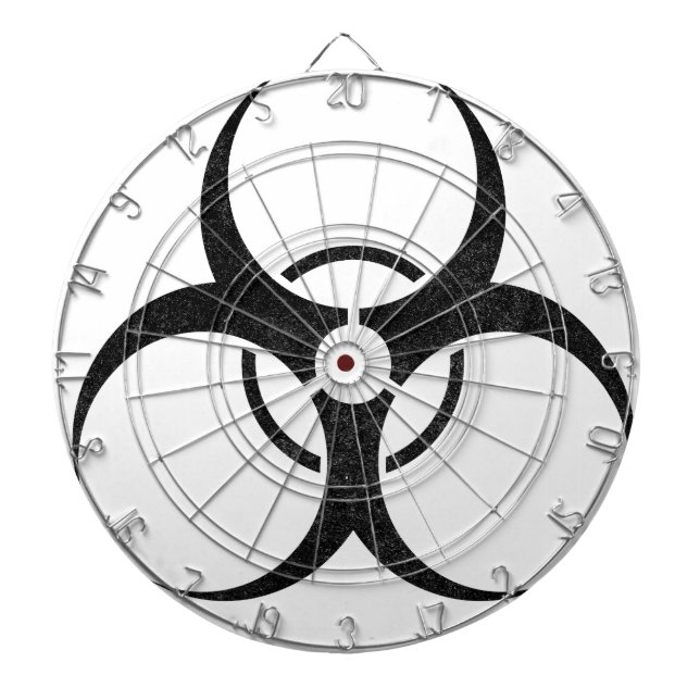 Jeu De Fléchettes Logo Bio-danger (Devant)