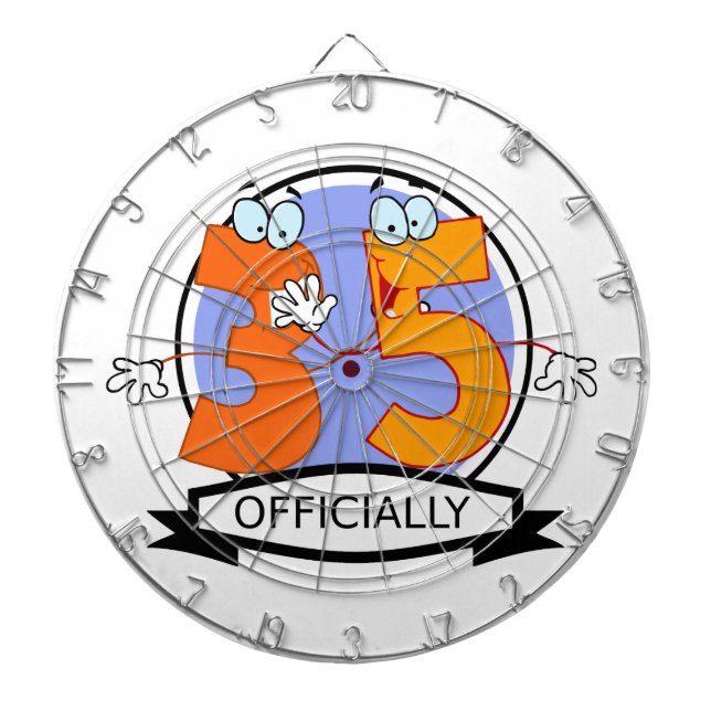Jeu De Fléchettes Logo d'anniversaire officiel 35 (Devant)