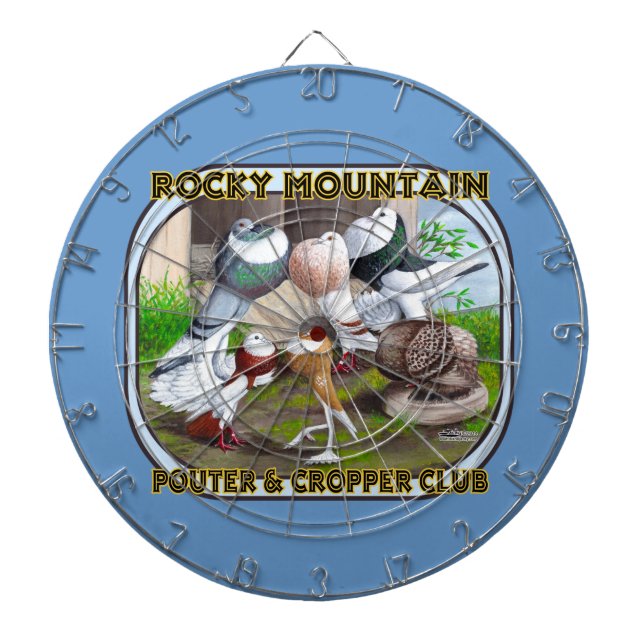 Jeu De Fléchettes Logo de Rocky Mountain Club (Devant)
