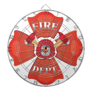 Jeu De Fléchettes Logo du service d'incendie