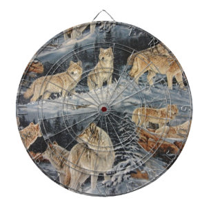 Jeu De Fléchettes Loups d'hiver