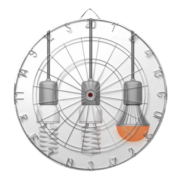 Jeu De Fléchettes Lumière rougeoyante unique de LED (Devant)