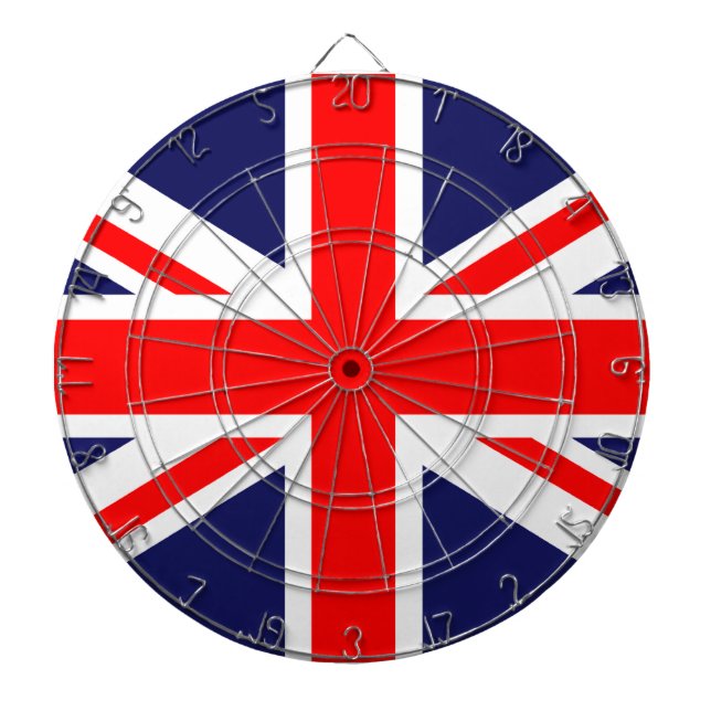 Jeu De Fléchettes L'Union Jack classique (Devant)