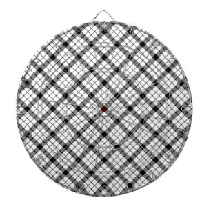 Jeu De Fléchettes MacFarlane tartan noir blanc plaid