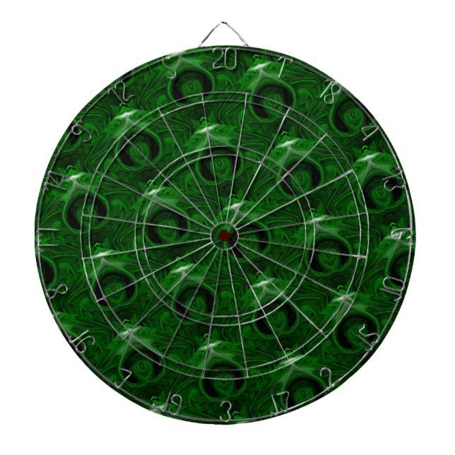 Jeu De Fléchettes malachite vert texture (Devant)