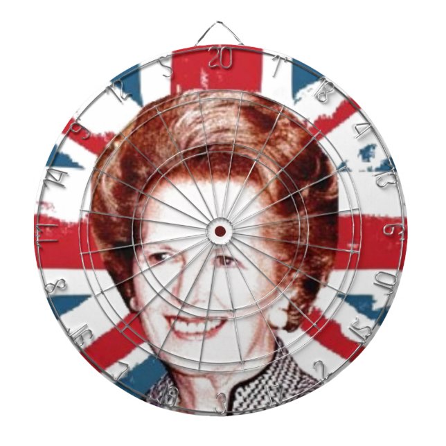 JEU DE FLÉCHETTES MARGARET THATCHER UNION JACK (Devant)