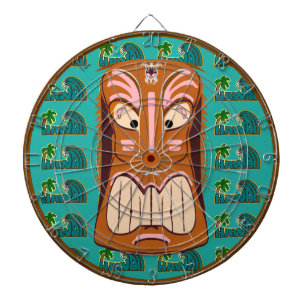 Jeu De Fléchettes Masque d'Hawaï Tiki