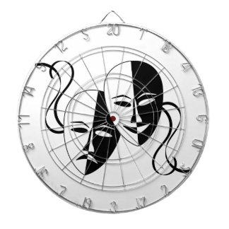 Jeu De Fléchettes Masques de théâtre de comédie et de