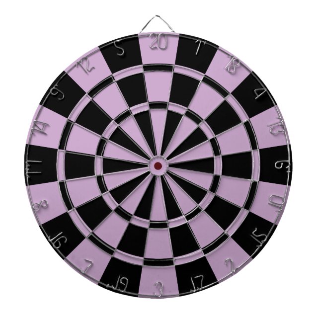 Jeu De Fléchettes Mauve-clair et noir (Devant)