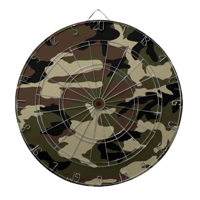 Jeu De Fléchettes militaires d'impression de camouflage de motif de (Devant)