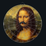 Jeu De Fléchettes Mona Lisa Avec Moustache<br><div class="desc">La Gioconda looks now much better with a cool moustache - this trendy style fits her parfaite</div>